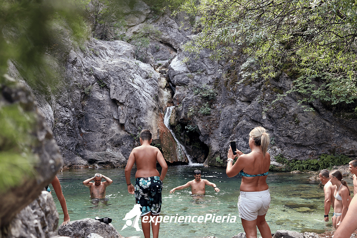 Orlias Waterfalls, Pieria, Greece