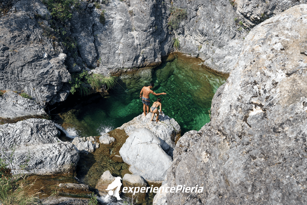 Orlias stream and Waterfalls, Pieria, Greece