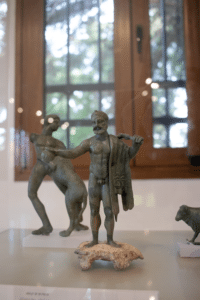 statues in the Archaeological Museum of Dion