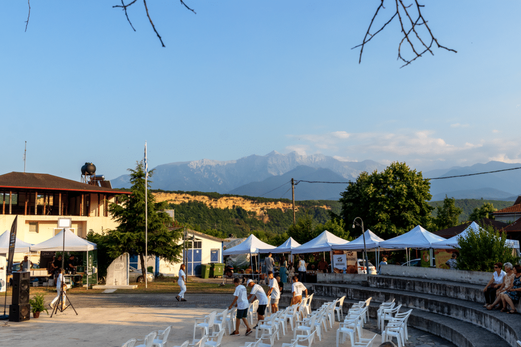 Mount Olympus View from Kato Milia, Pieria region, Greece