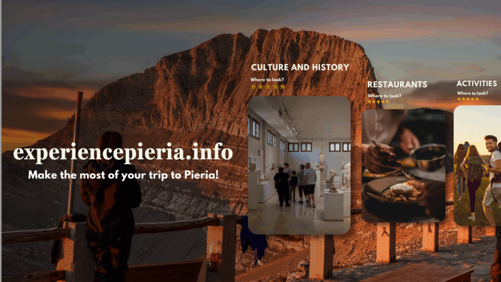 The Tourism Hub of Pieria